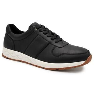 Aston Marc Men’s Hart Casual Court Sneaker Shoes Black Size 9.5
